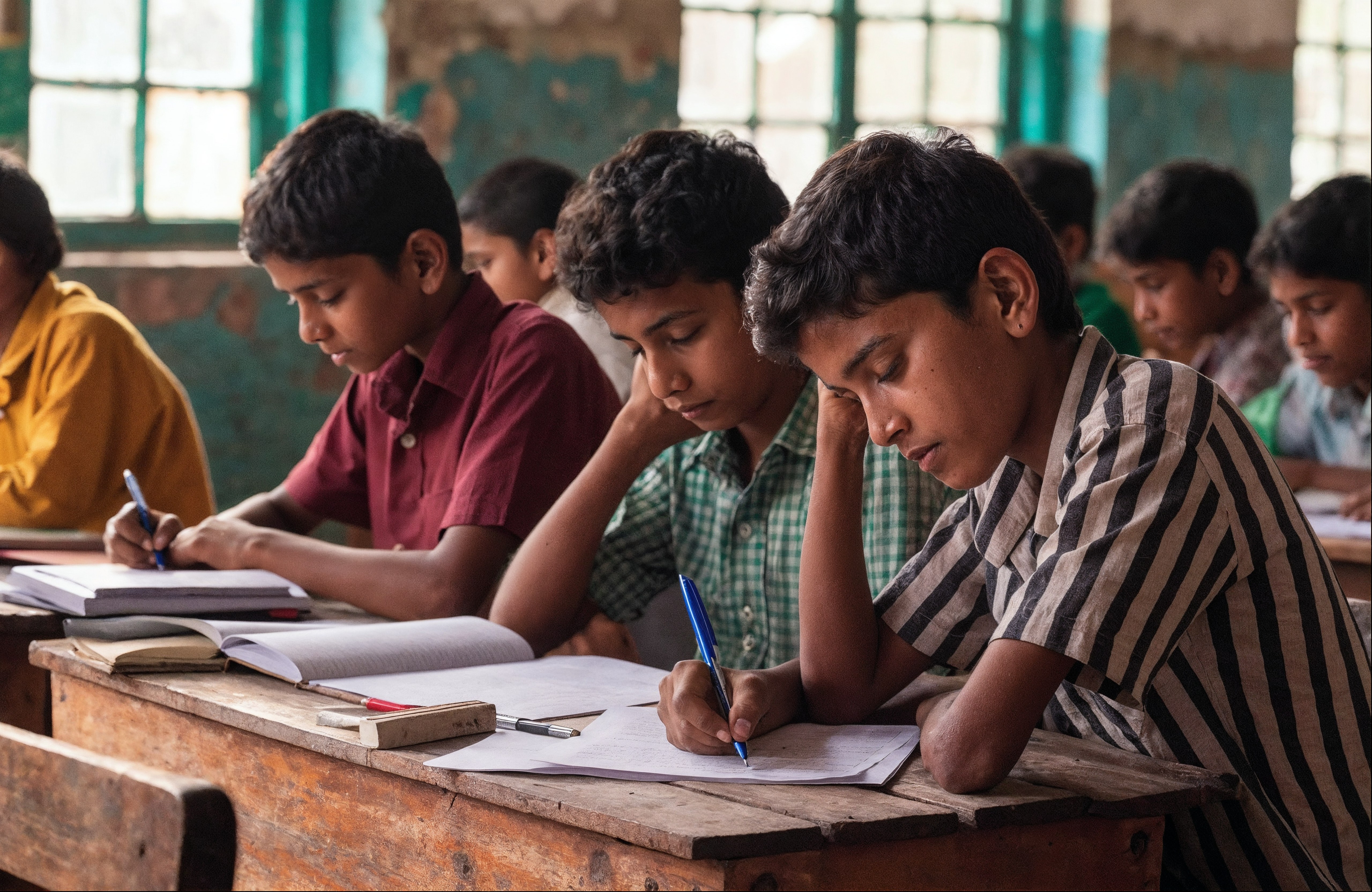 Indian children in rural school classroom — PASALA Foundation gallery