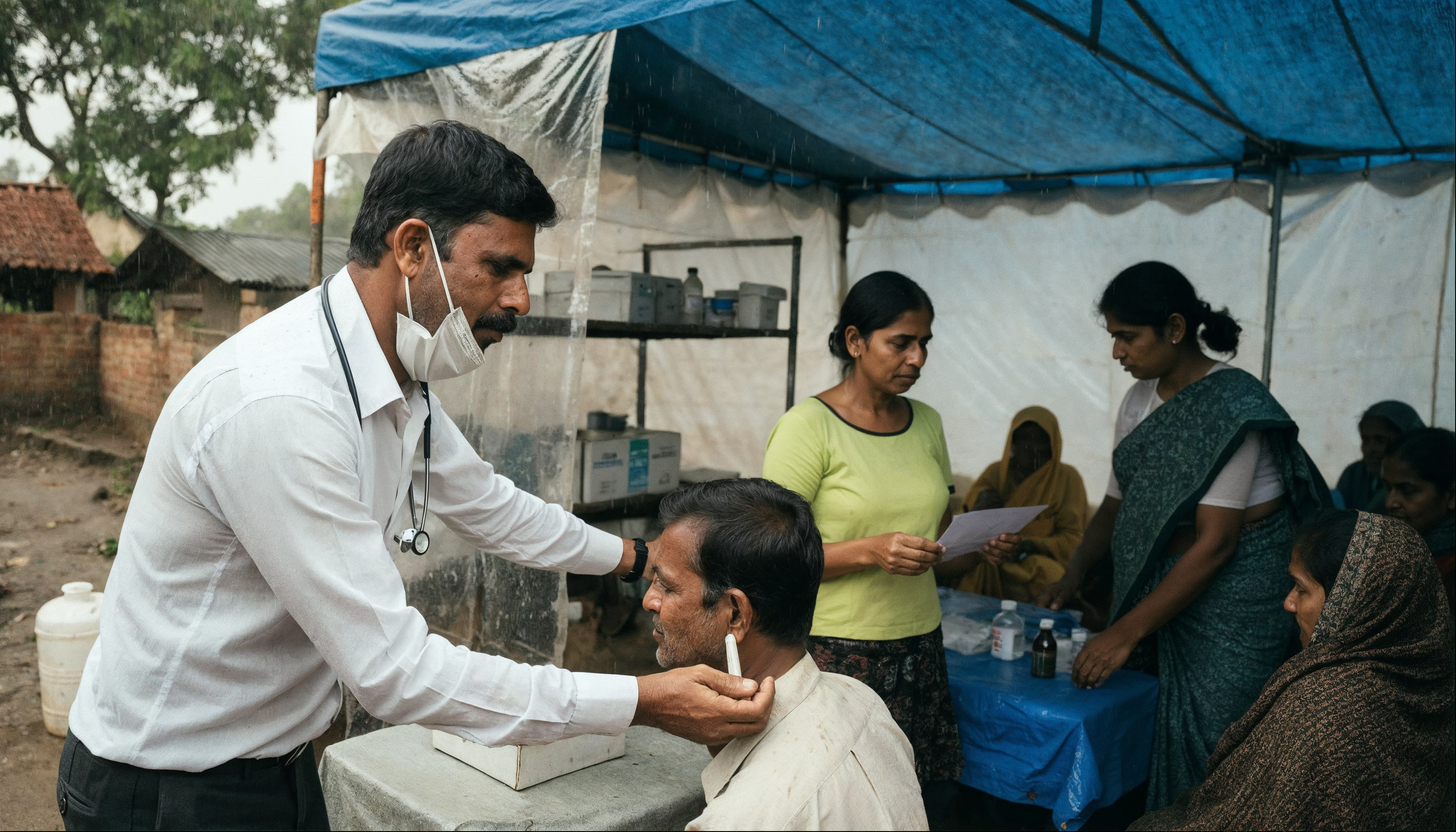 Rural medical camp in Indian village — PASALA Foundation gallery