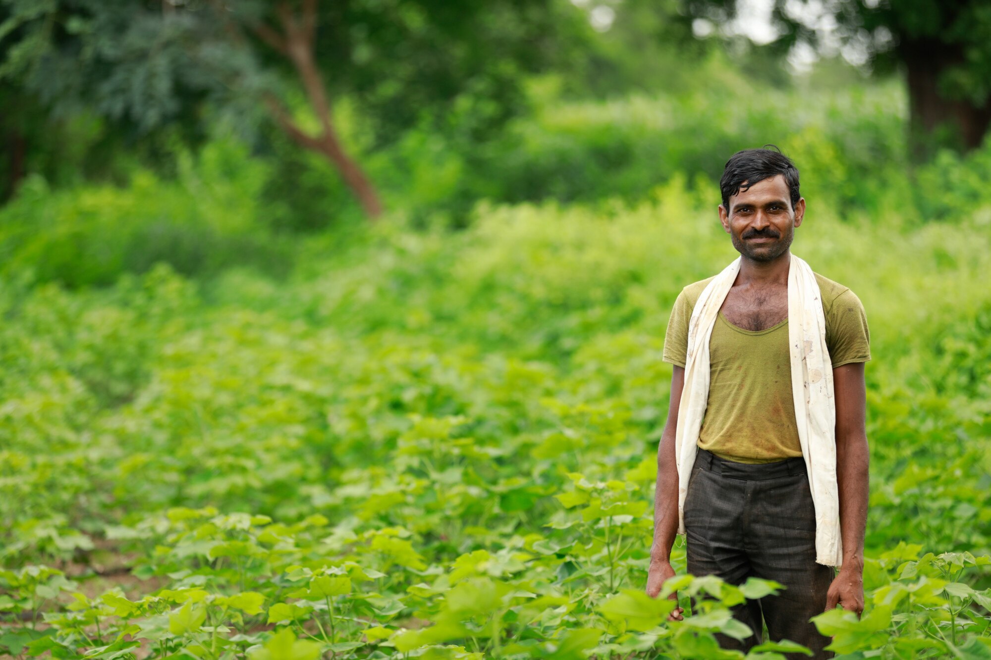 Indian farmer leader in green fields — PASALA Foundation success story